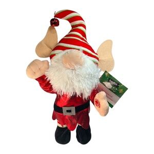Dandee Singing Animated Santa Elf Plush MWT Christmas WHO LET THE ELVES OUT J9